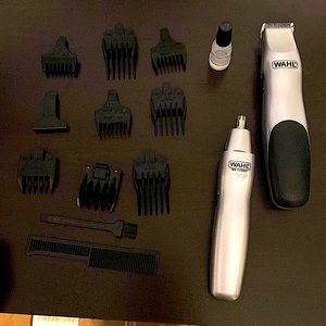 WAHL beard and nose hair trimmer set